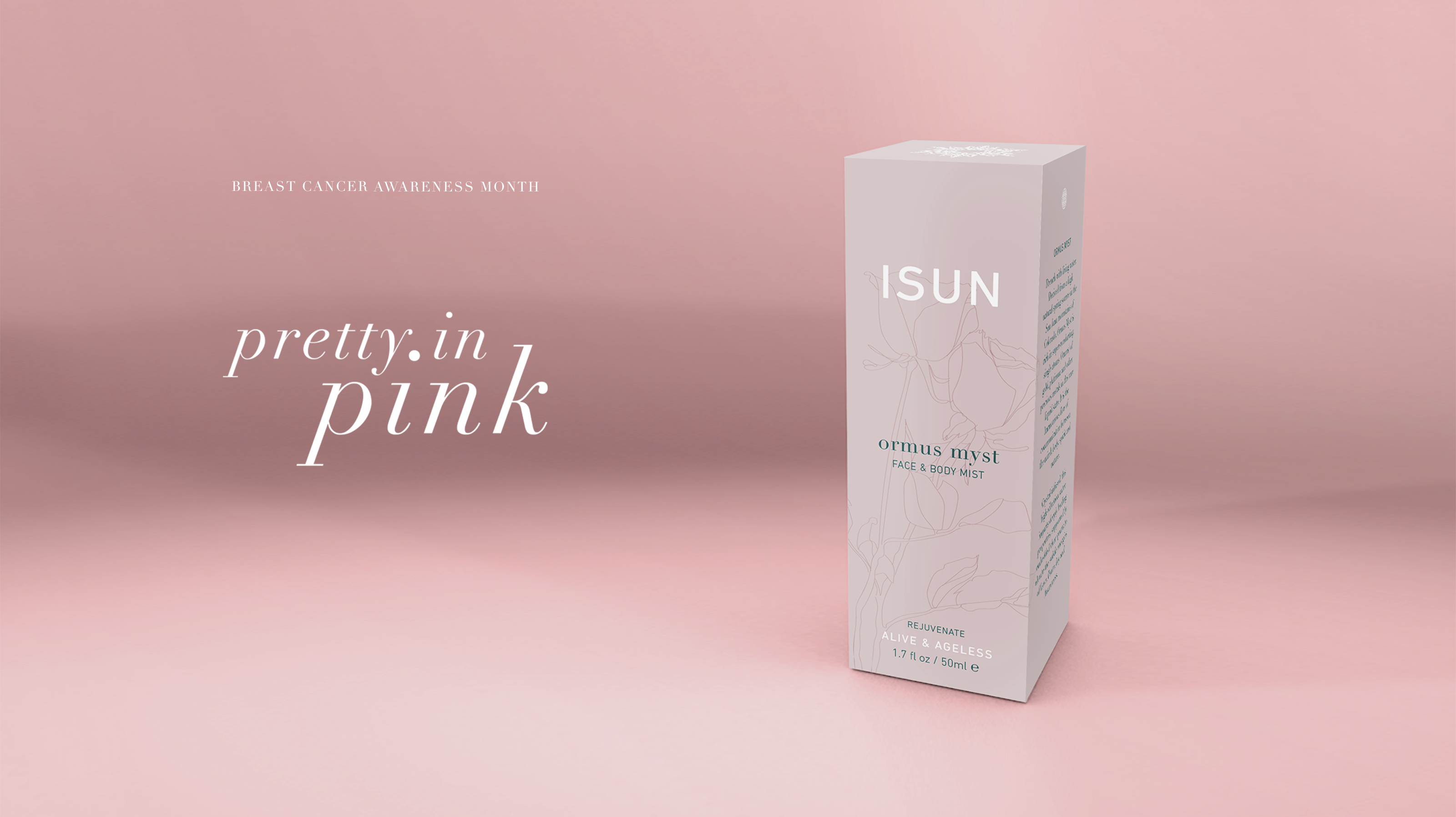 ISUN Ormus Myst Breast Cancer Awareness