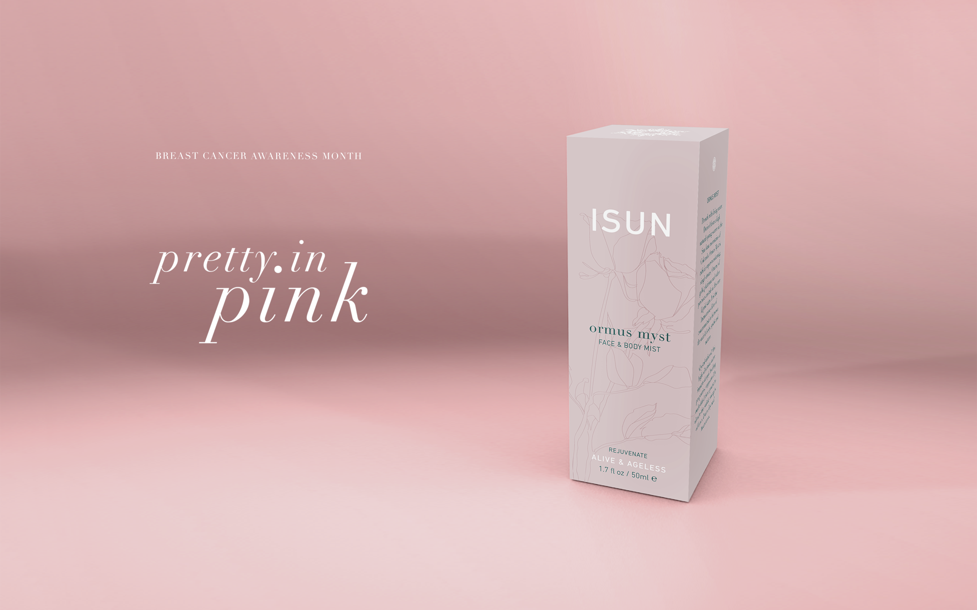 ISUN Ormus Myst Breast Cancer Awareness